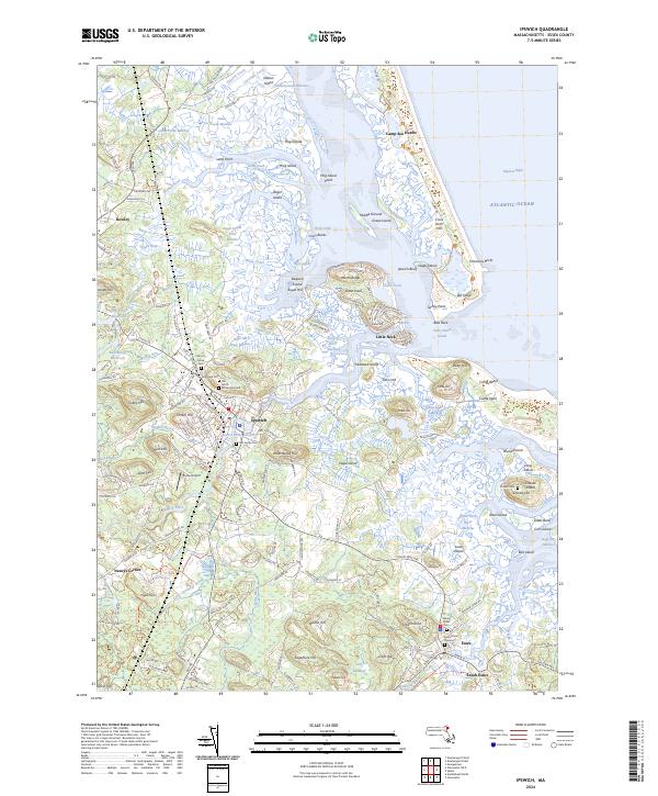 USGS Topographic Map – Ipswich