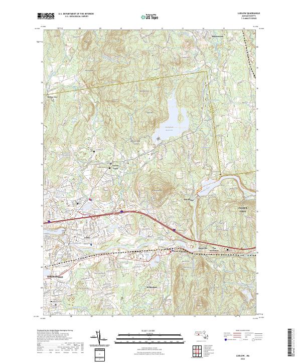 USGS Topographic Map – Ludlow