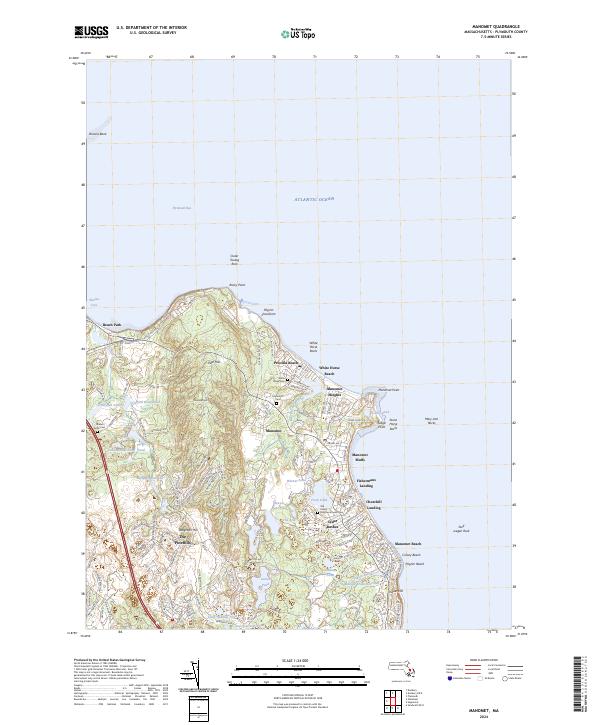 USGS Topographic Map – Manomet