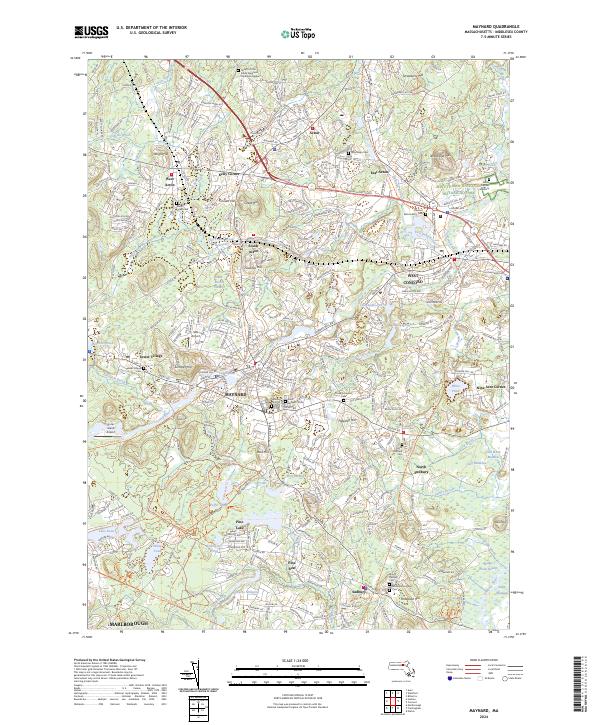 USGS Topographic Map – Maynard
