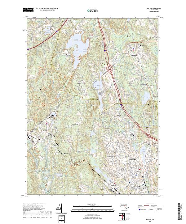 USGS Topographic Map – Milford