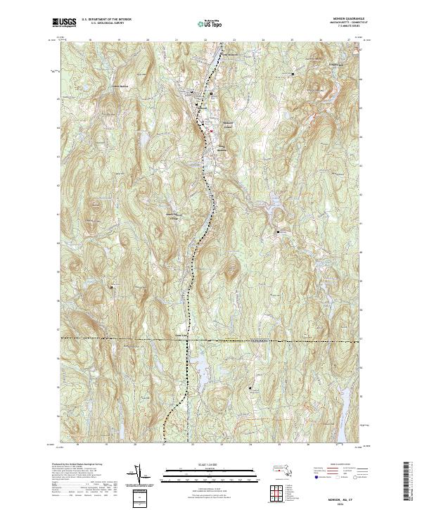 USGS Topographic Map – Monson