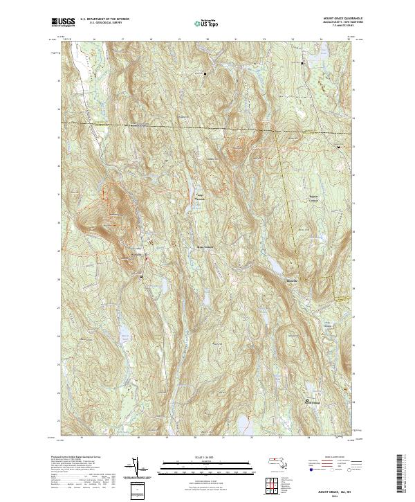 USGS Topographic Map – Mount Grace