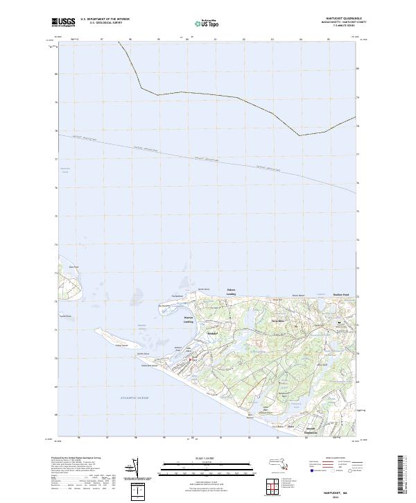 USGS Topographic Map – Nantucket