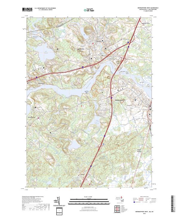 USGS Topographic Map – Newburyport West