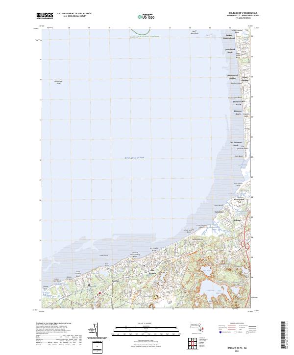 USGS Topographic Map – Orleans OE W