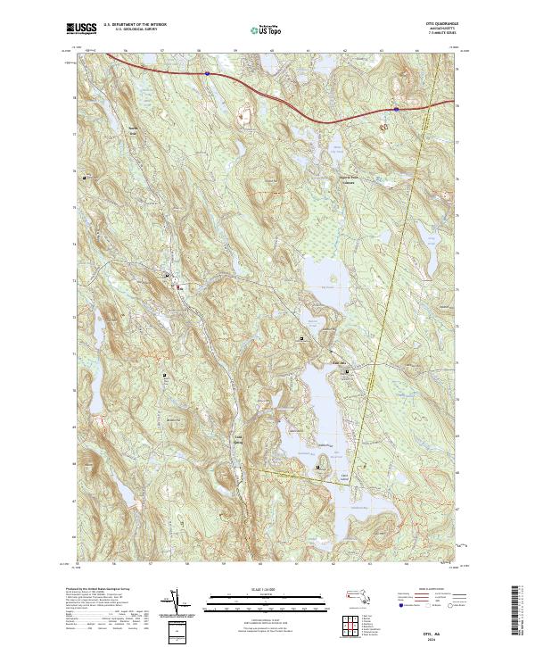 USGS Topographic Map – Otis