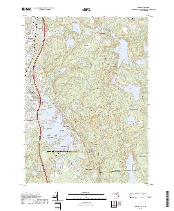 USGS Topographic Map – Oxford