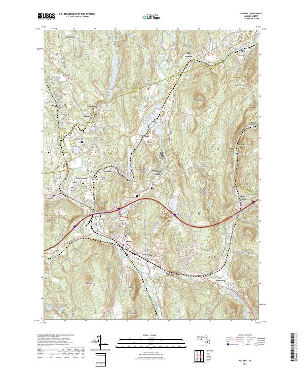 USGS Topographic Map – Palmer