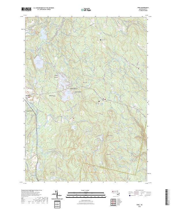 USGS Topographic Map – Peru