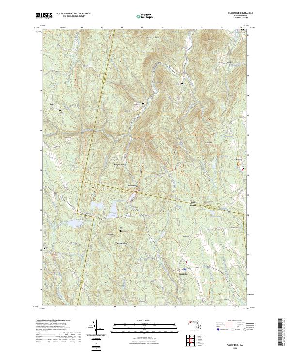 USGS Topographic Map – Plainfield