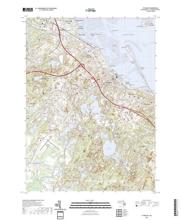 USGS Topographic Map – Plymouth