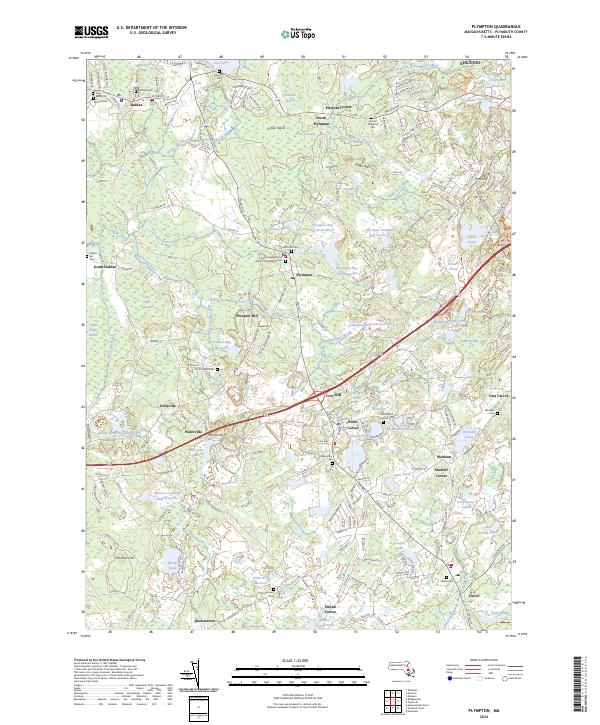USGS Topographic Map – Plympton