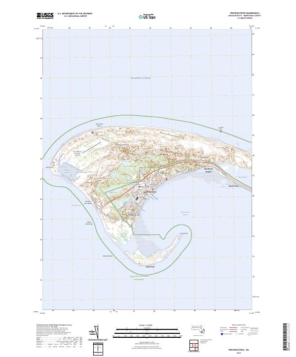 USGS Topographic Map – Provincetown