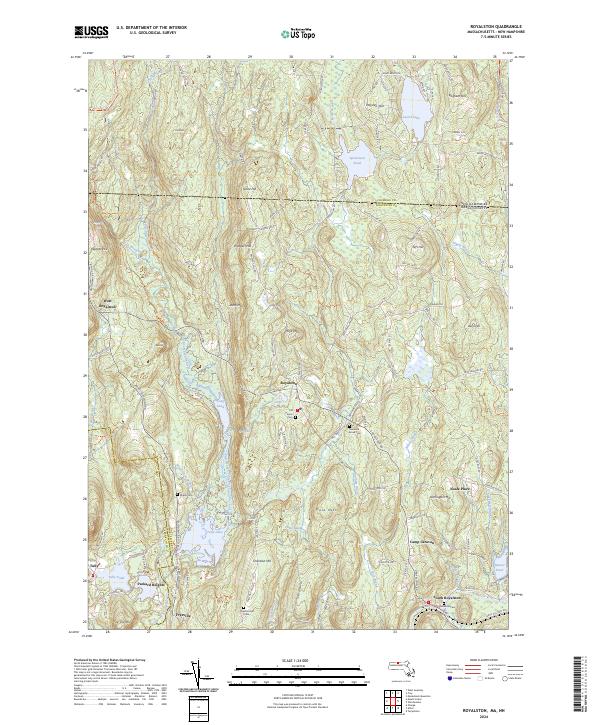 USGS Topographic Map – Royalston