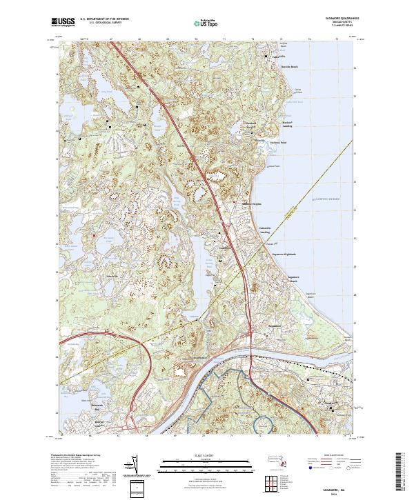 USGS Topographic Map – Sagamore