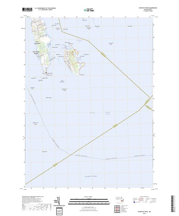 USGS Topographic Map – Sconticut Neck