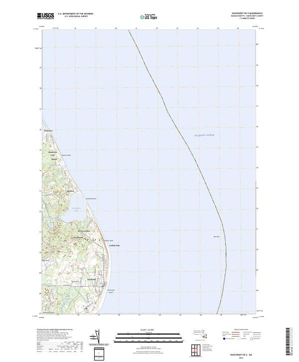 USGS Topographic Map – Siasconset OE E