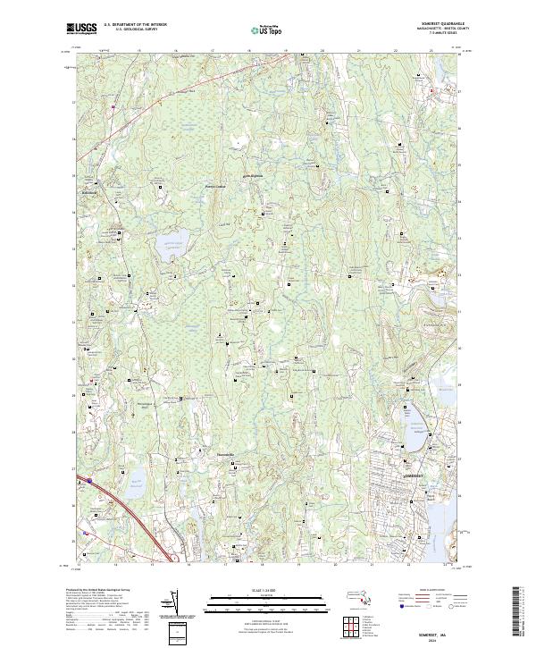 USGS Topographic Map – Somerset