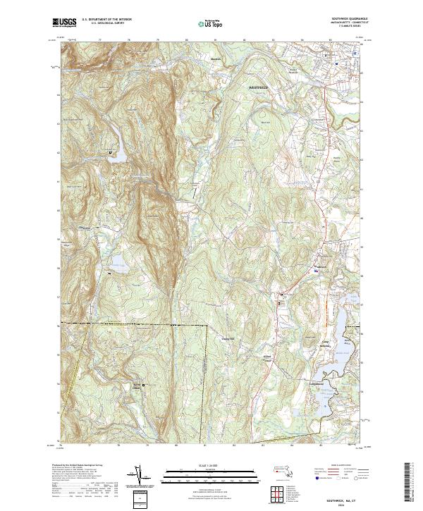 USGS Topographic Map – Southwick