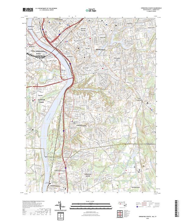 USGS Topographic Map – Springfield South
