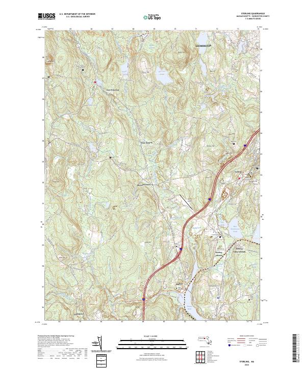USGS Topographic Map – Sterling
