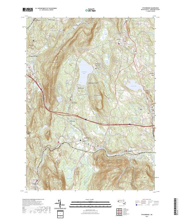 USGS Topographic Map – Stockbridge