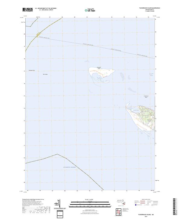 USGS Topographic Map – Tuckernuck Island