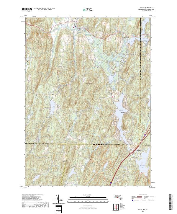 USGS Topographic Map – Wales
