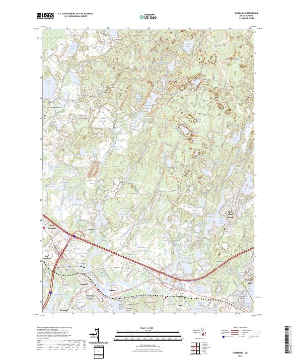 USGS Topographic Map – Wareham