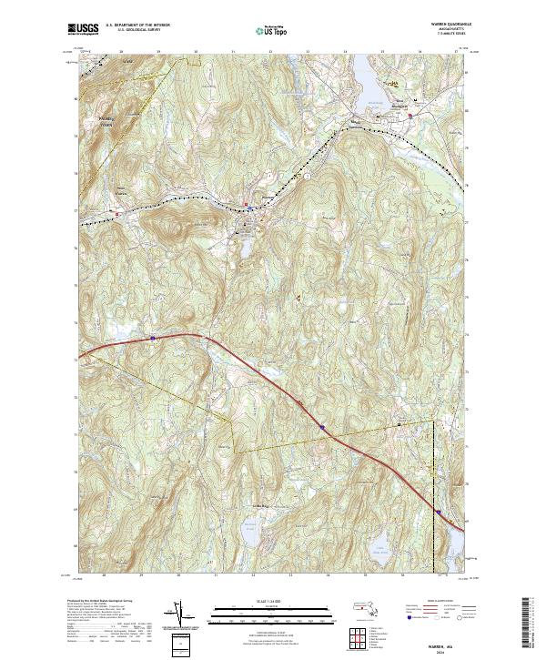 USGS Topographic Map – Warren