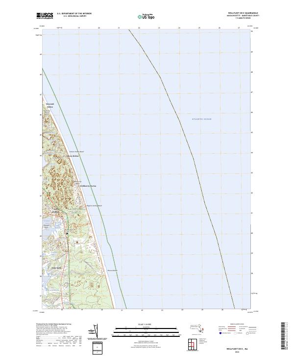 USGS Topographic Map – Wellfleet OE E