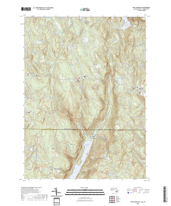 USGS Topographic Map – West Granville
