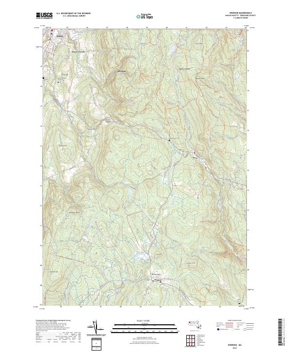 USGS Topographic Map – Windsor