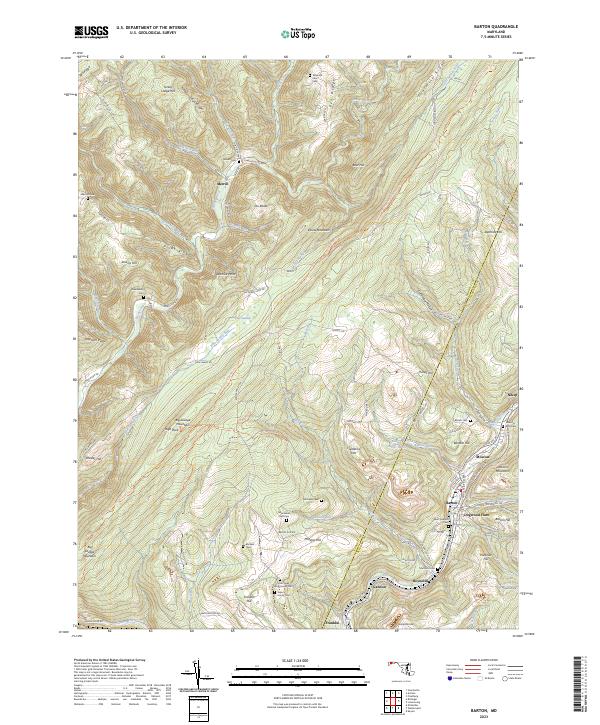 USGS Topographic Map – Barton