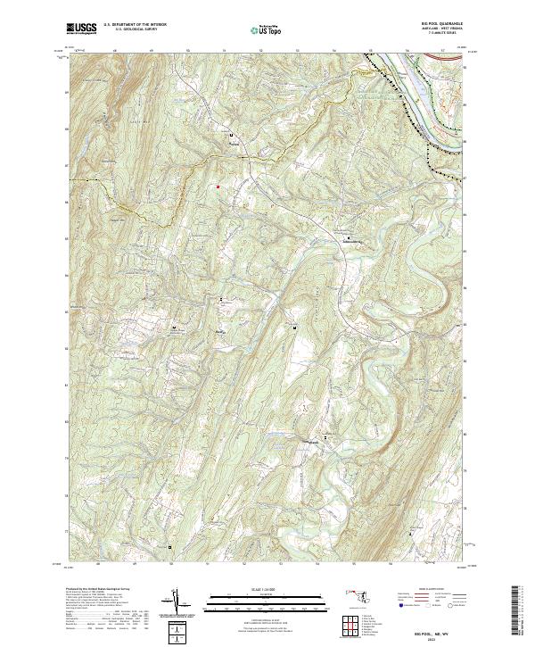 USGS Topographic Map – Big Pool