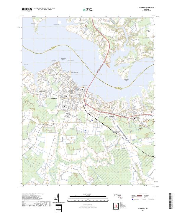 USGS Topographic Map – Cambridge