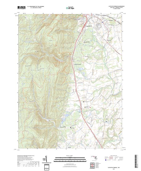 USGS Topographic Map – Catoctin Furnace