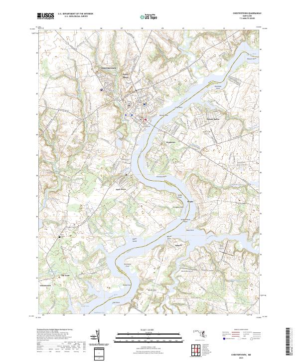 USGS Topographic Map – Chestertown