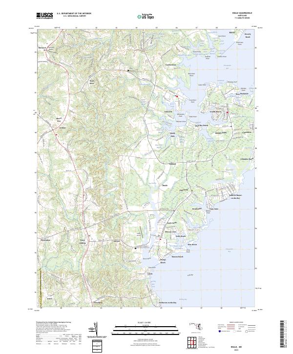 USGS Topographic Map – Deale