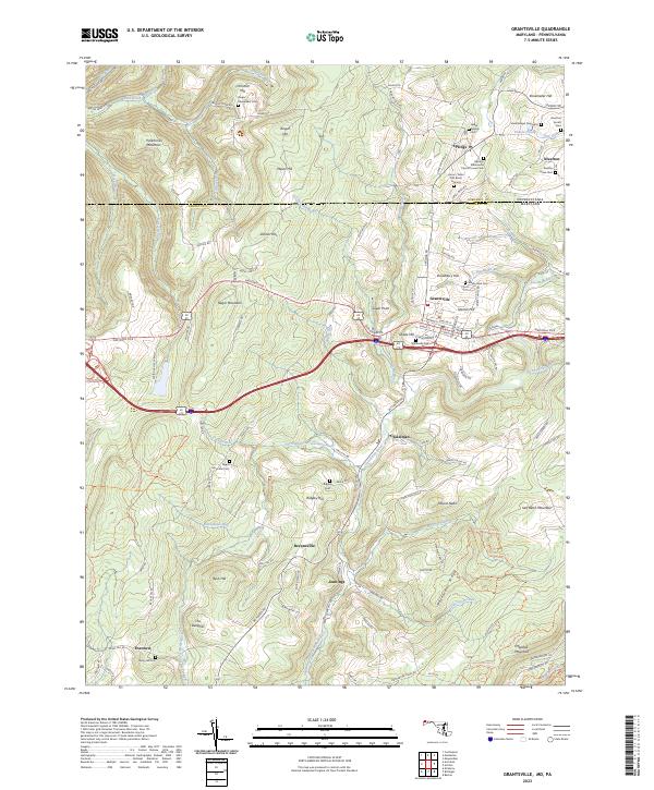 USGS Topographic Map – Grantsville