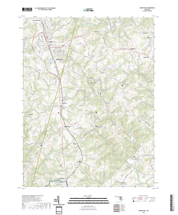 USGS Topographic Map – Hampstead