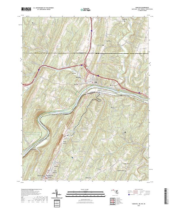 USGS Topographic Map – Hancock