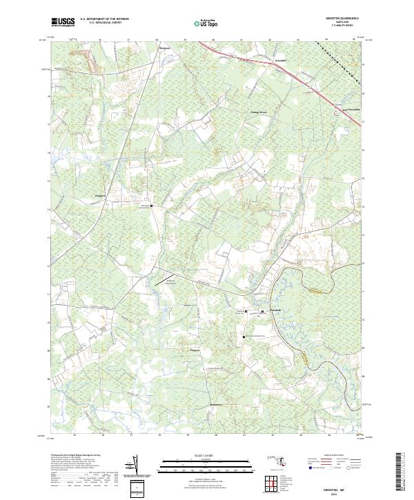 USGS Topographic Map – Kingston