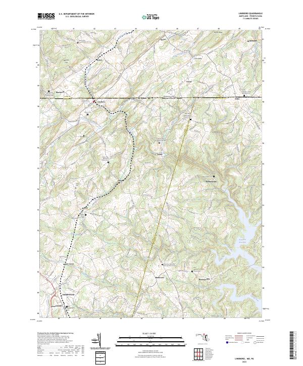 USGS Topographic Map – Lineboro