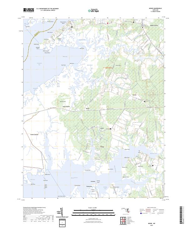 USGS Topographic Map – Monie
