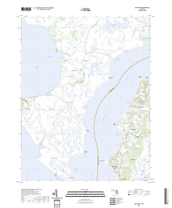 USGS Topographic Map – Nanticoke