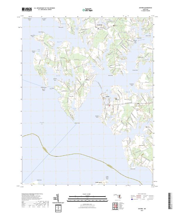 USGS Topographic Map – Oxford