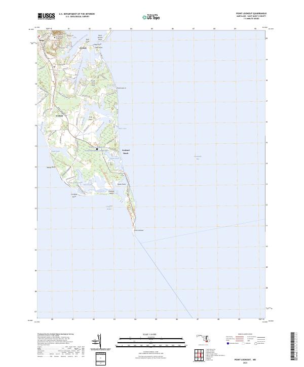 USGS Topographic Map – Point Lookout
