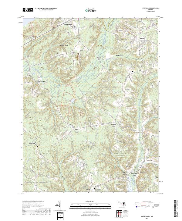 USGS Topographic Map – Port Tobacco